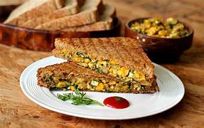 Veg Corn Paneer Sandwich